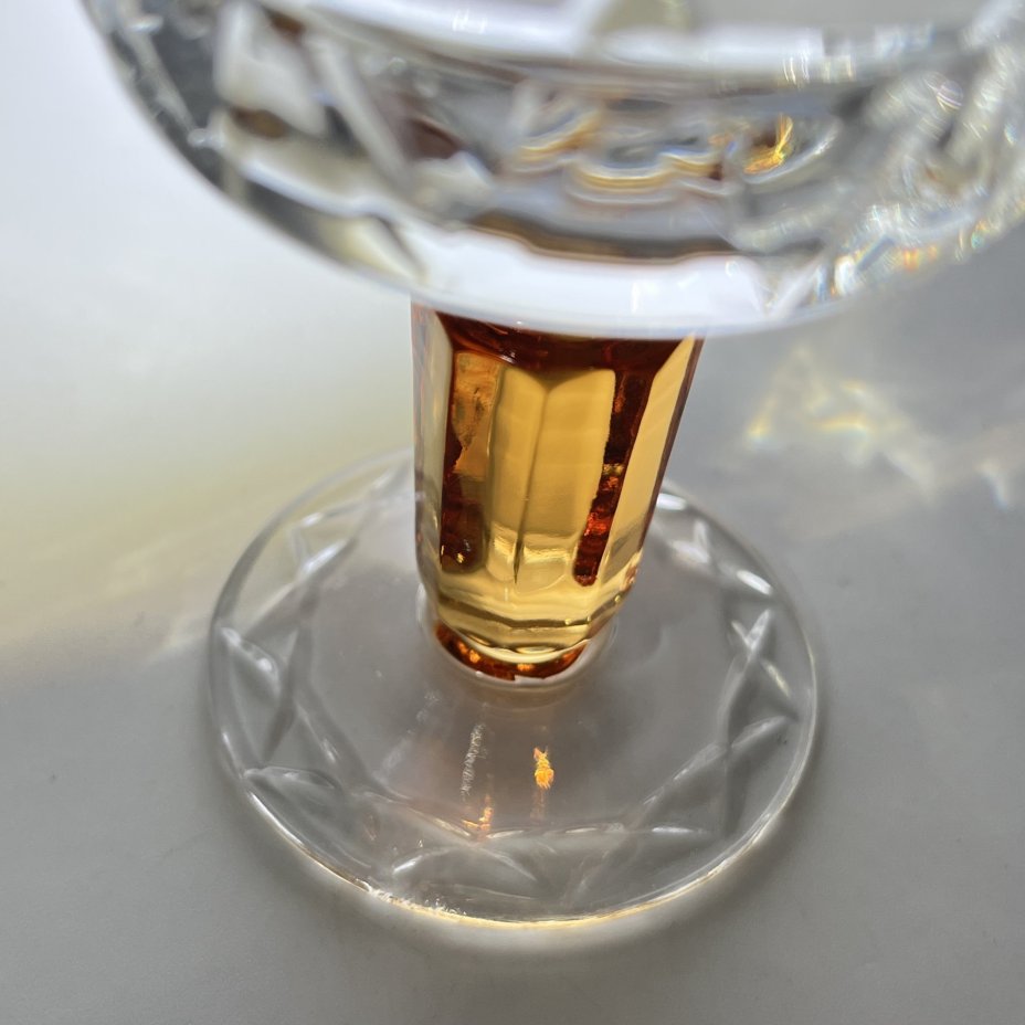 Рюмка из набора "Олимпийские", автор Верин С.П., хрусталь, гранение, Гусевской хрустальный завод (Гусь-Хрустальный), СССР, 1978-1980 гг.