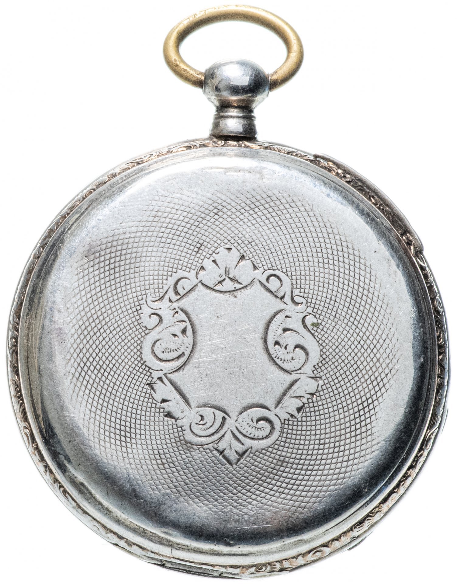 Часы карманные с ключом, серебро 800 пр., Швейцария, 1950-1970 гг.