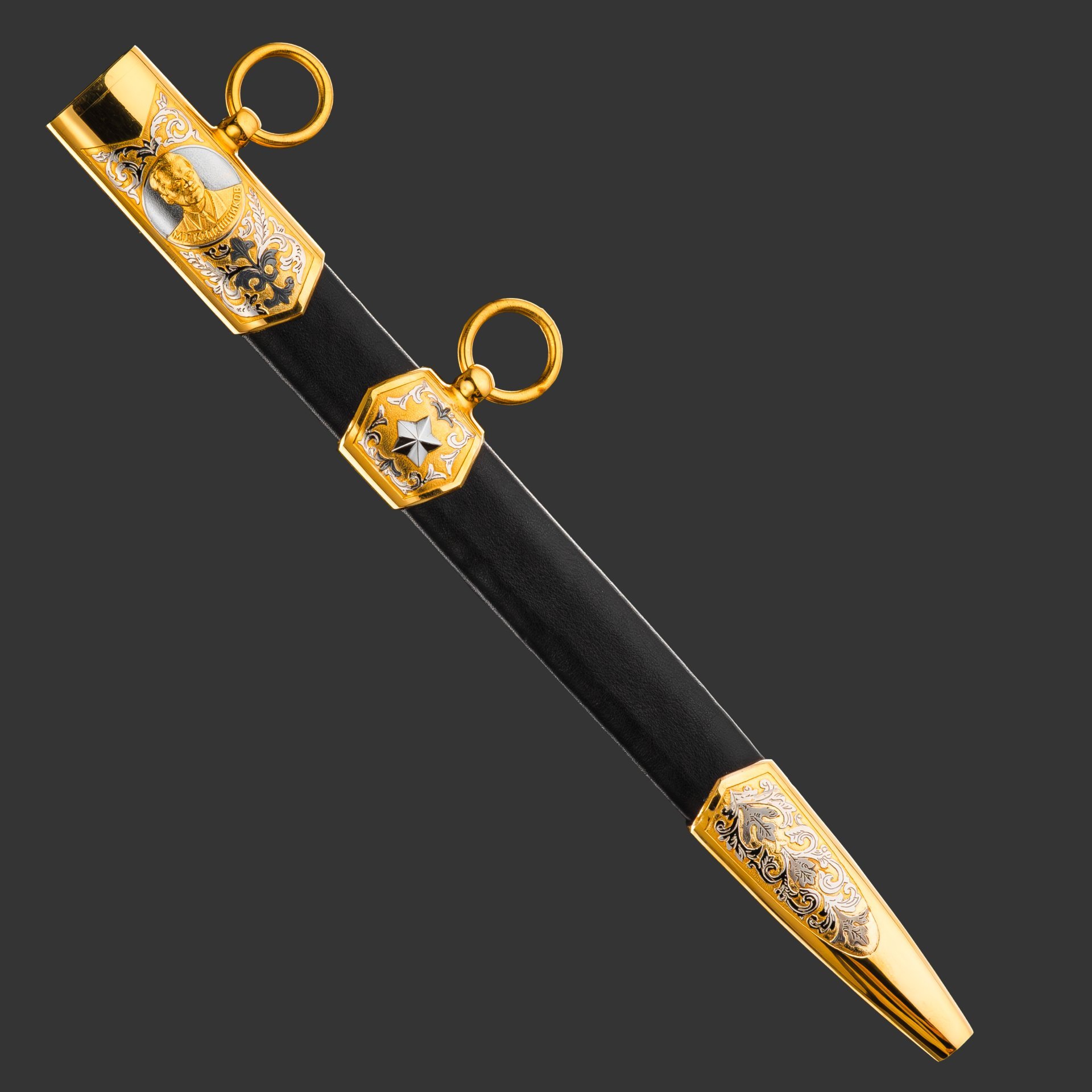 Кортик коллекционный «Калашников ПК - золотой"