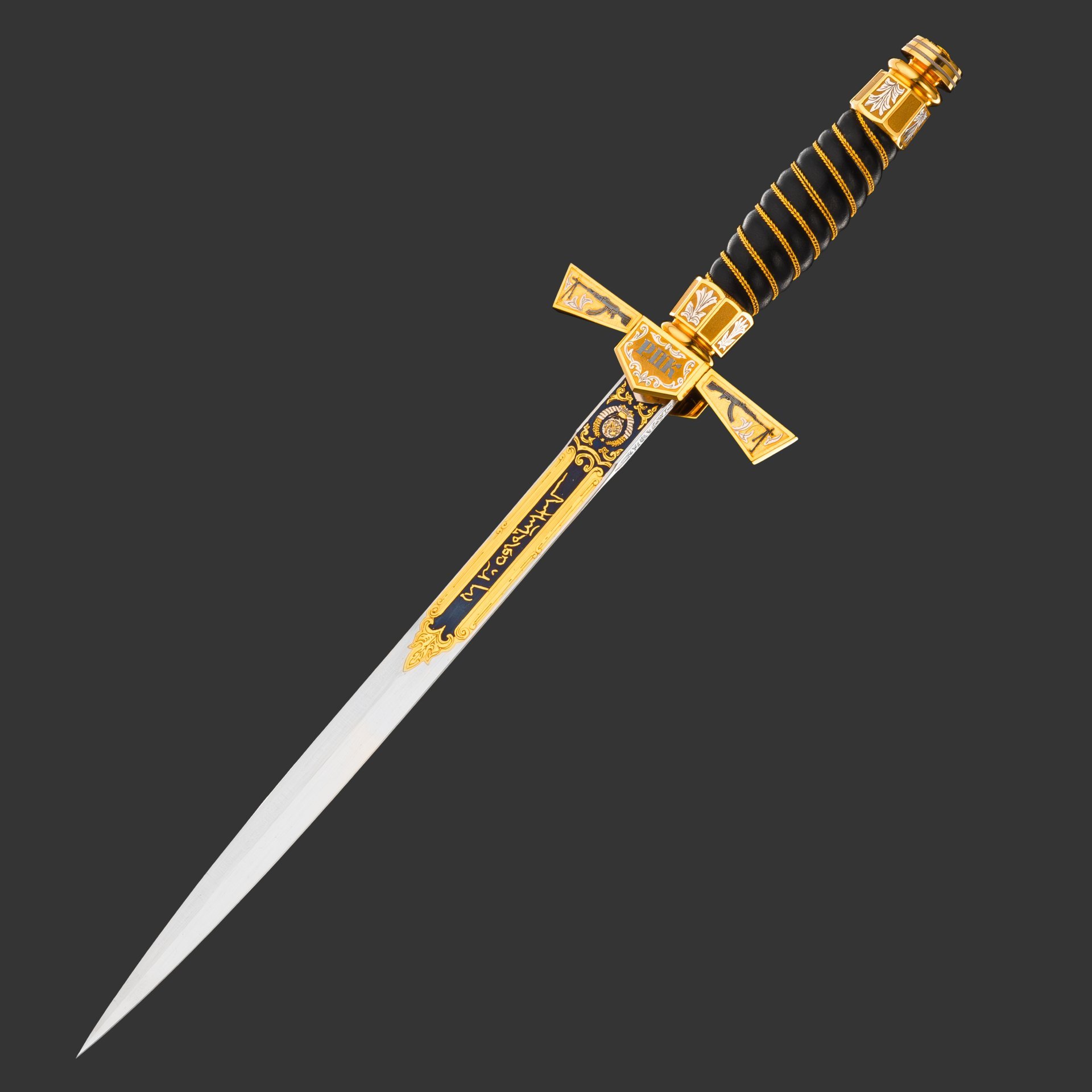 Кортик коллекционный «Калашников ПК - золотой"