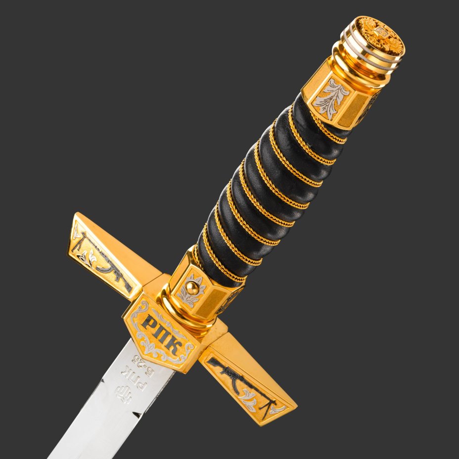 Кортик коллекционный «Калашников ПК - золотой"