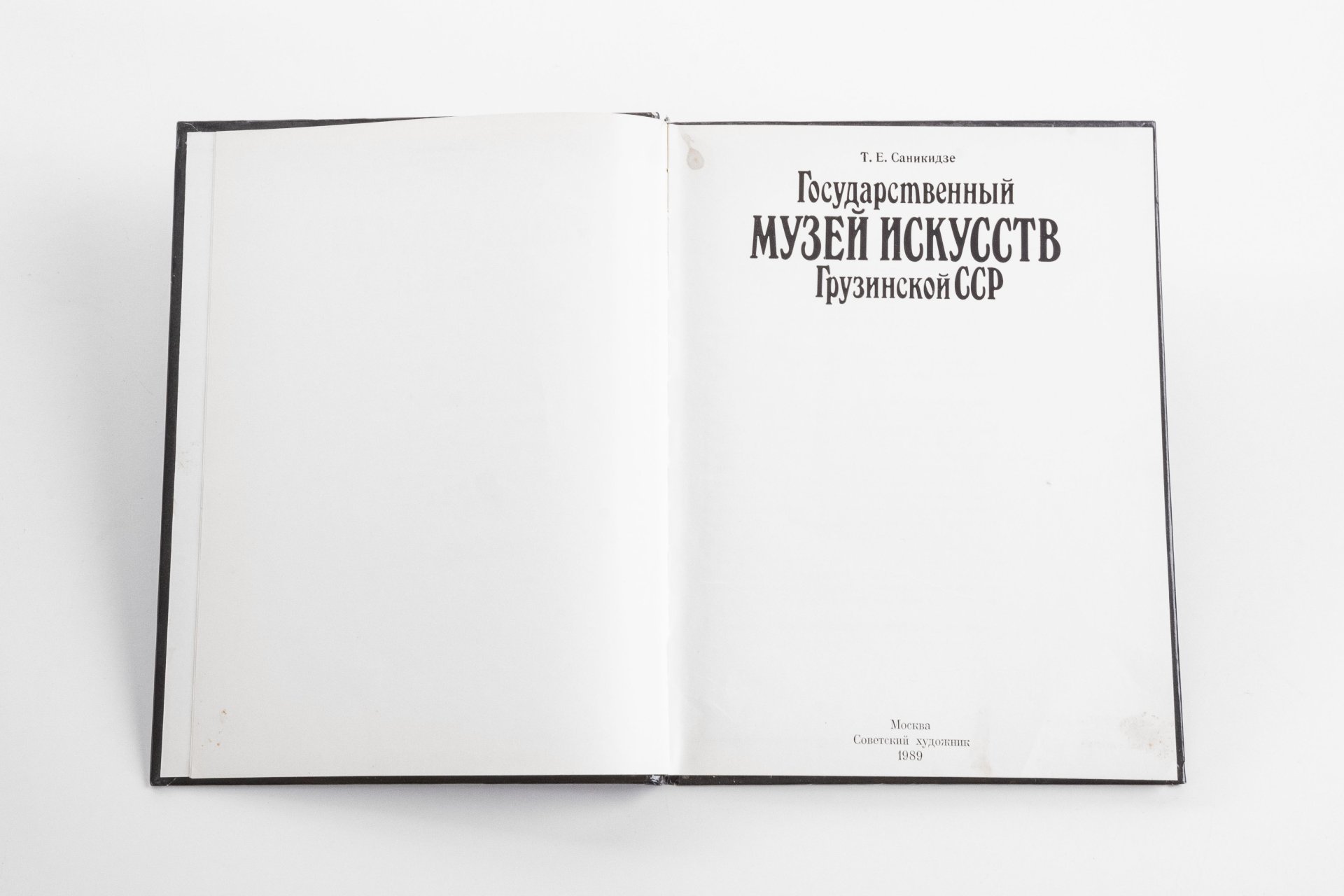 Саникидзе Т.Е. "Государственный музей искусств Грузинской ССР", Издательство «Советский художник»