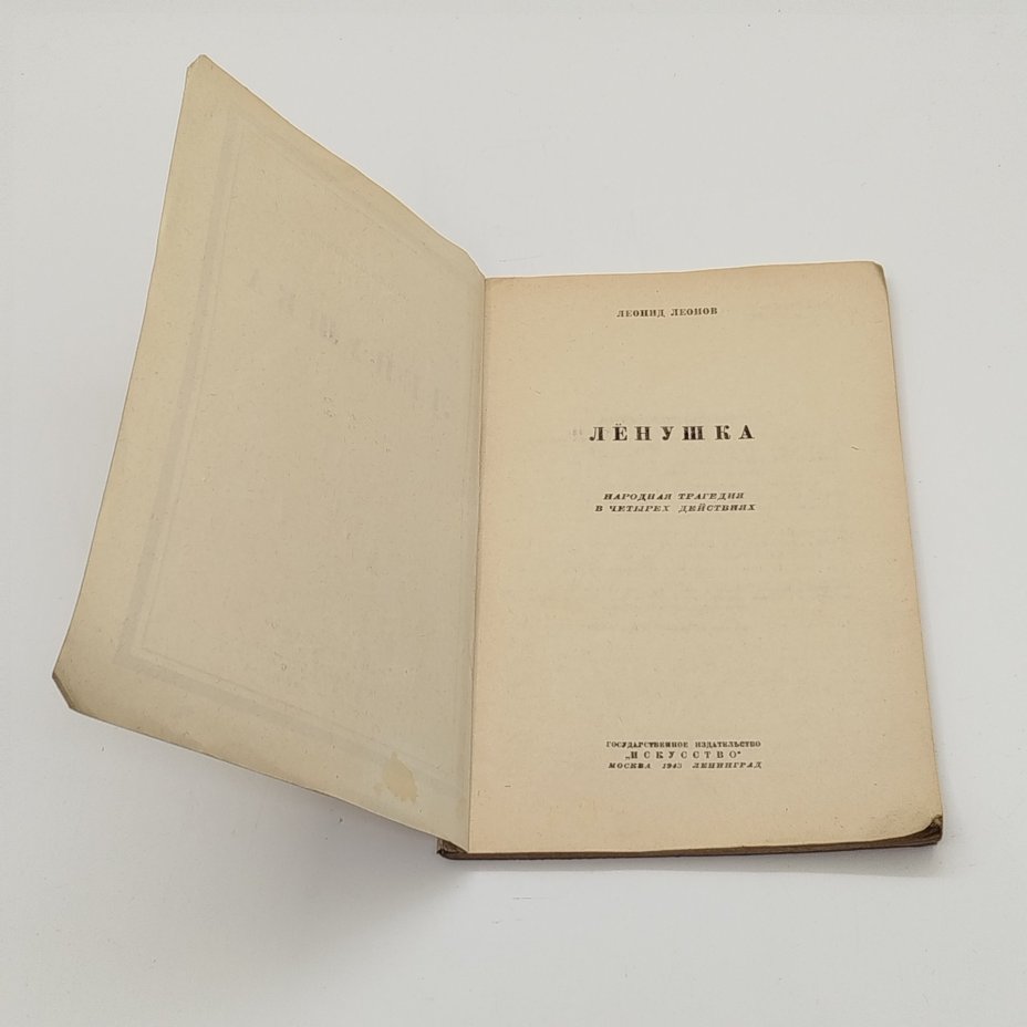 Леонид Леонов "Лёнушка"