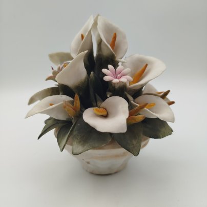 Статуэтка "Цветочная корзина", Capodimonte (Каподимонте)