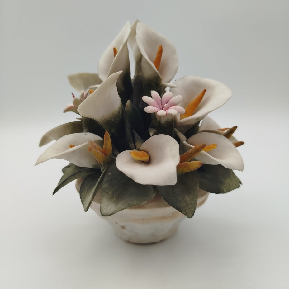Статуэтка "Цветочная корзина", Capodimonte (Каподимонте)