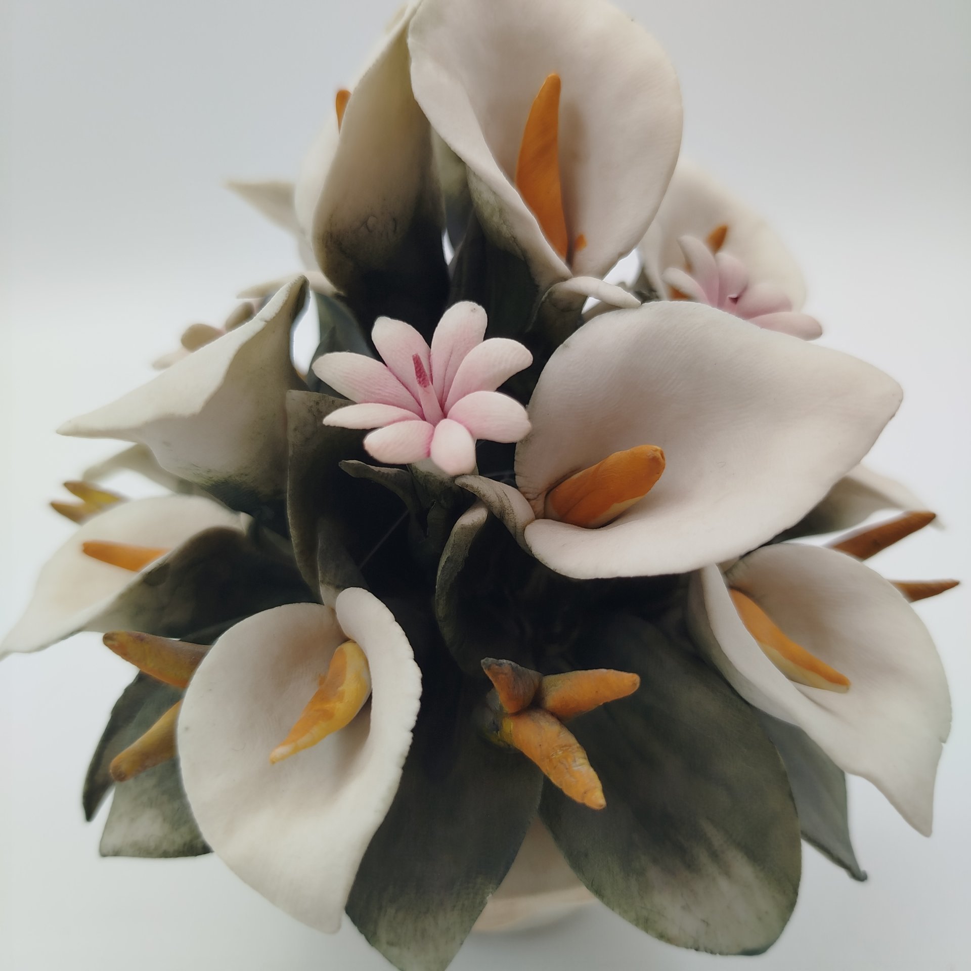 Статуэтка "Цветочная корзина", Capodimonte (Каподимонте)