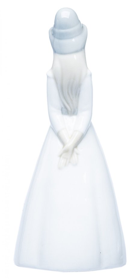 Статуэтка "Девушка в шляпке", фарфор, роспись, мануфактура "Porceval porcelain", Испания, 1970-1990 гг.