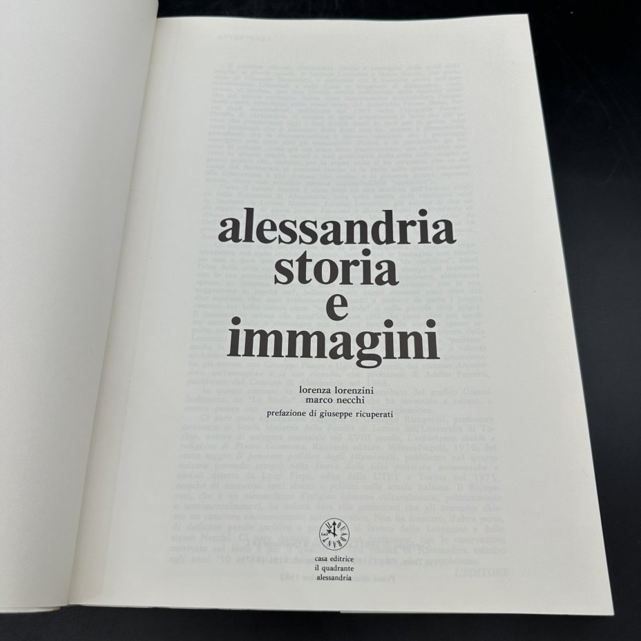 Альбом "Alessandria storia e immagini" (на итальянском)