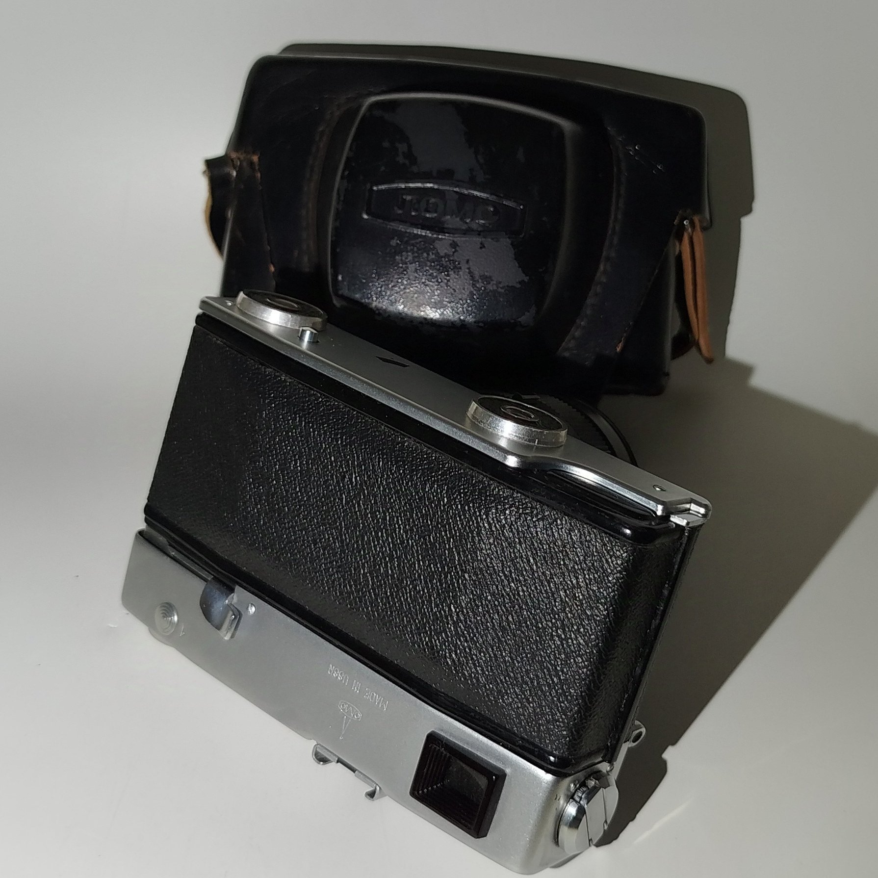Фотоаппарат "Сокол-2" с объективом "Индустар-70" в оригинальном кофре, ЛОМО (Ленинградское оптико-механическое объединение)