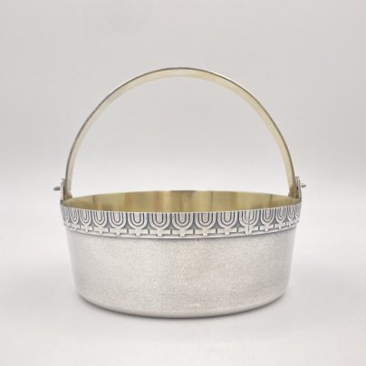 Икорница, мНЦ (медь-никель-цинк), Таллинский ювелирный завод, СССР, 1965-1991 гг.