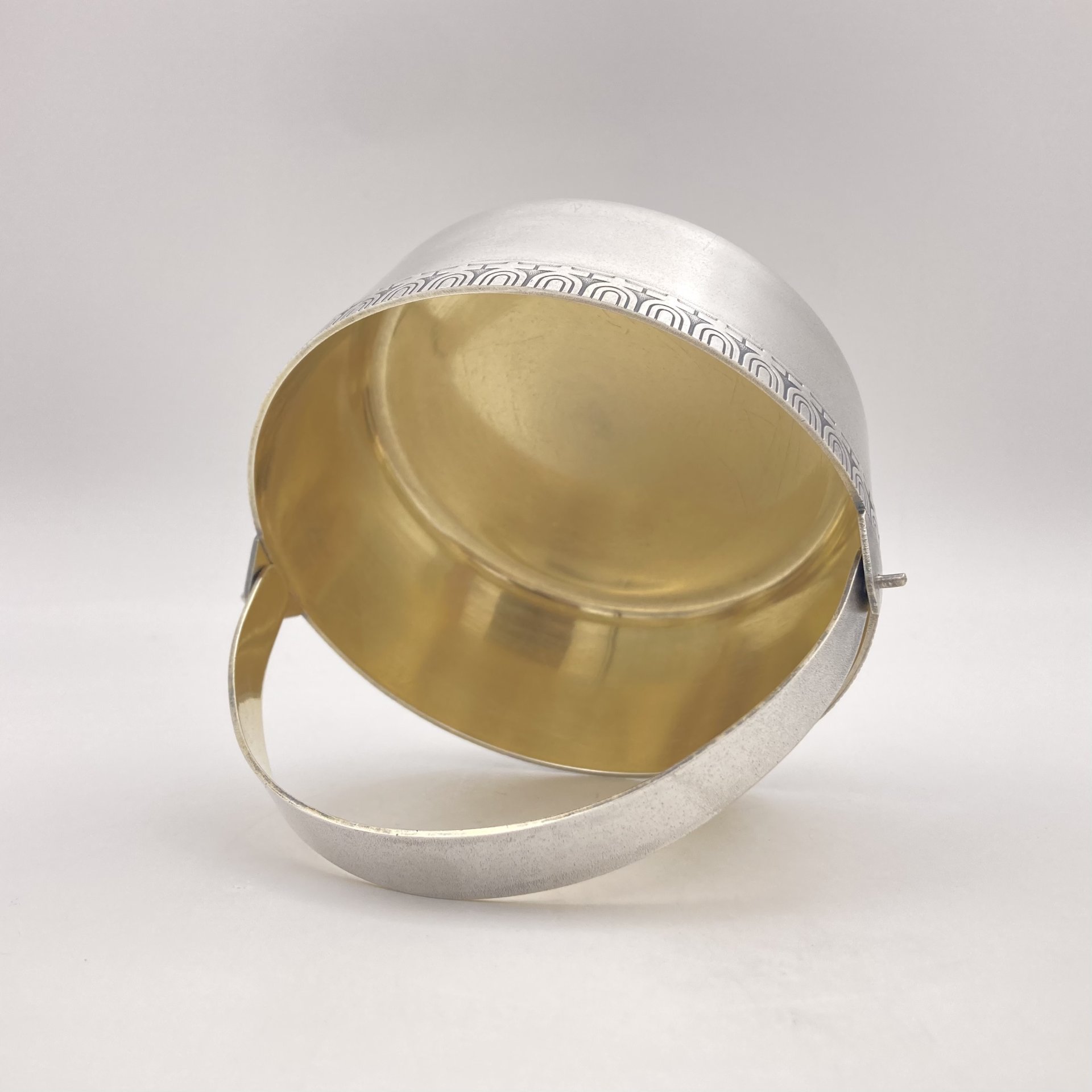 Икорница, мНЦ (медь-никель-цинк), Таллинский ювелирный завод, СССР, 1965-1991 гг.