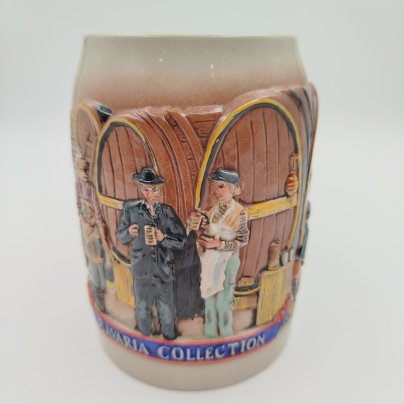 Пивная кружка с изображением пивоварни, "Bavaria collection" Boru collection Holland, керамика, роспись, Германия, 2000-2010 гг.