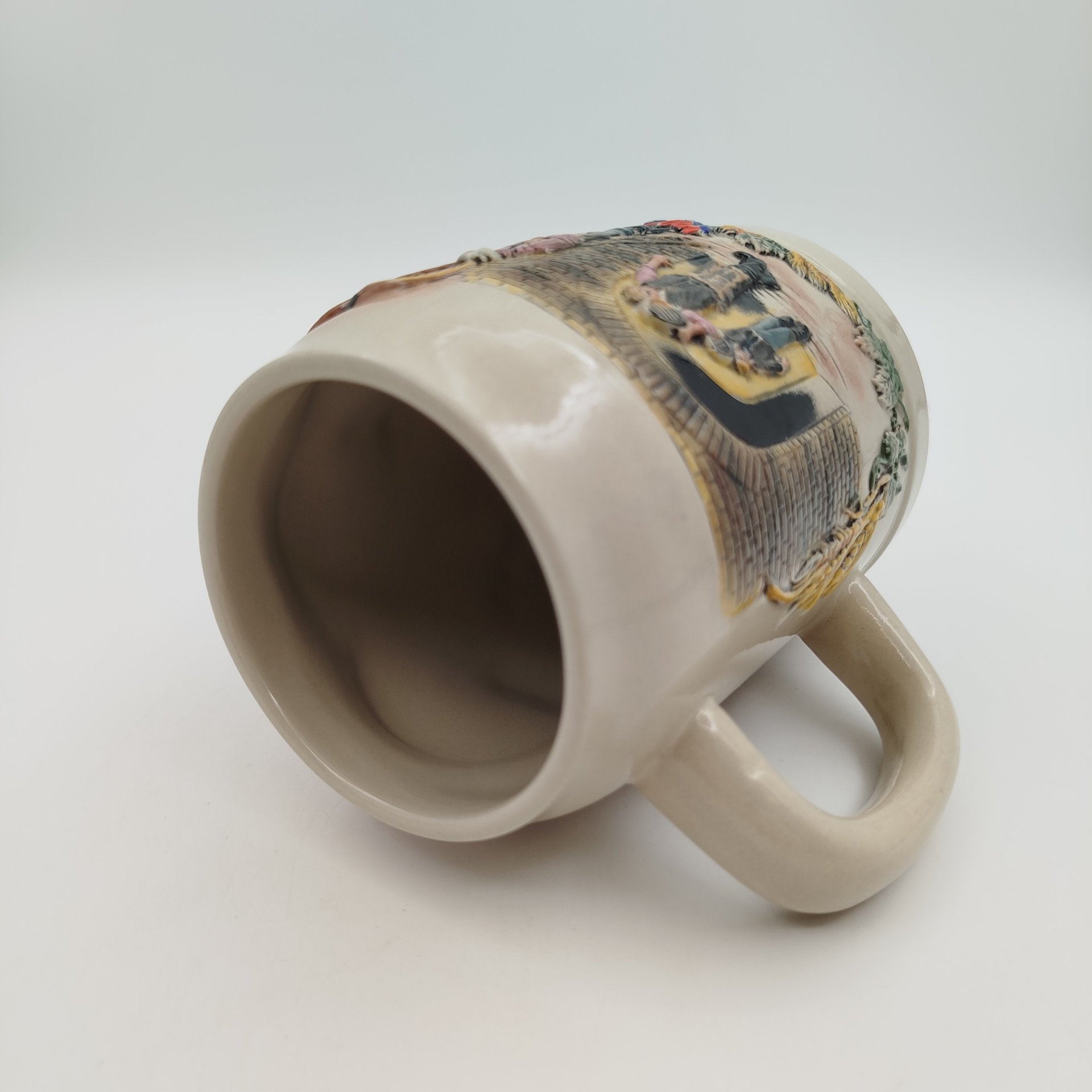 Пивная кружка с изображением пивоварни, "Bavaria collection" Boru collection Holland, керамика, роспись, Германия, 2000-2010 гг.
