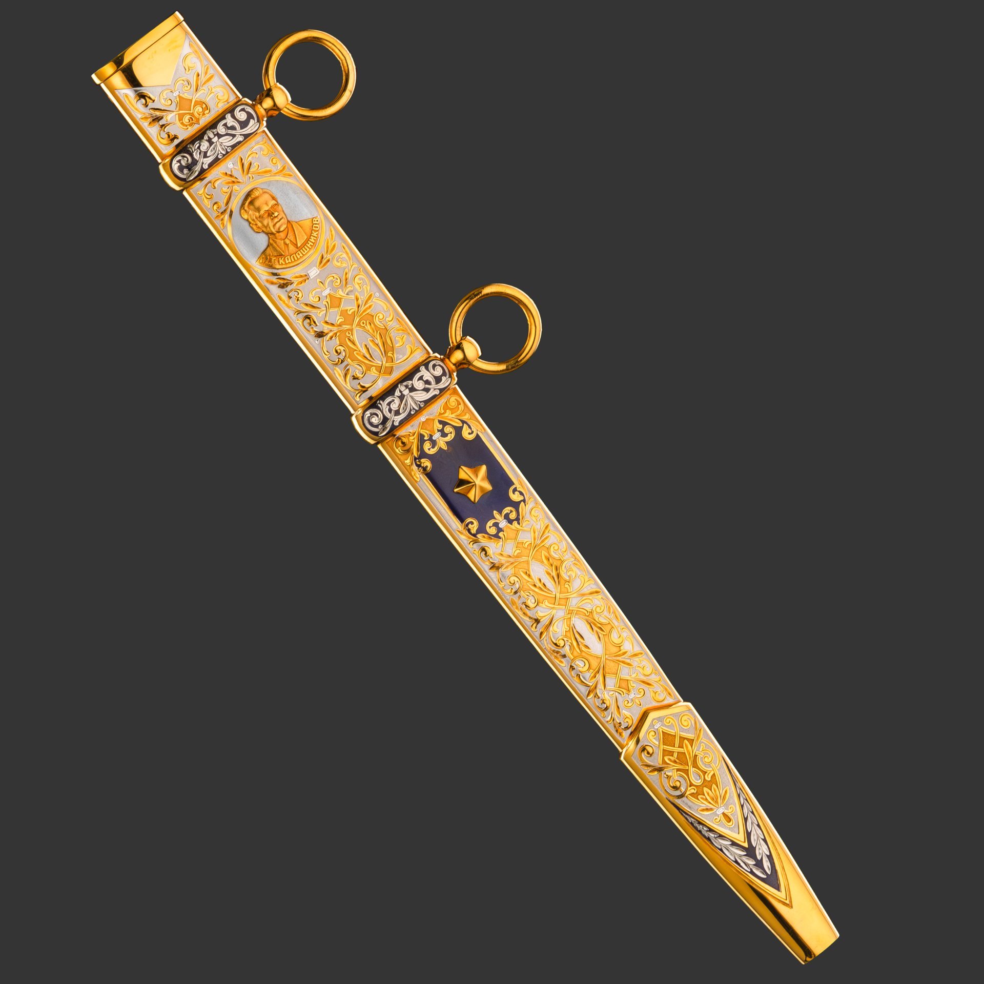 Кортик "Калашников РПК - бронзовый"