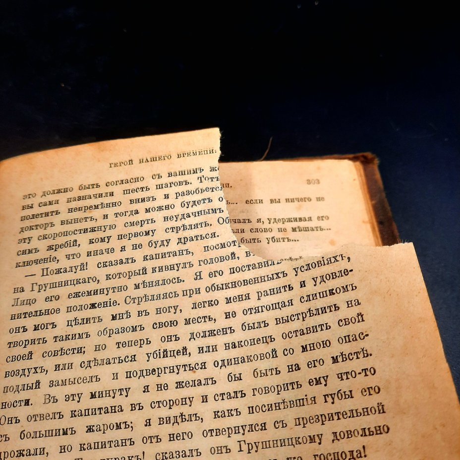 Лермонтов М.Ю. "Полное собрание сочинений", бумага, печать, кожаный корешок, Типо-литография В.В. Комарова, Российская империя, 1891 г.