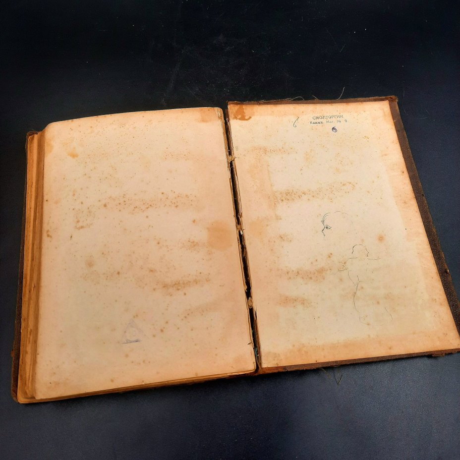 Лермонтов М.Ю. "Полное собрание сочинений", бумага, печать, кожаный корешок, Типо-литография В.В. Комарова, Российская империя, 1891 г.