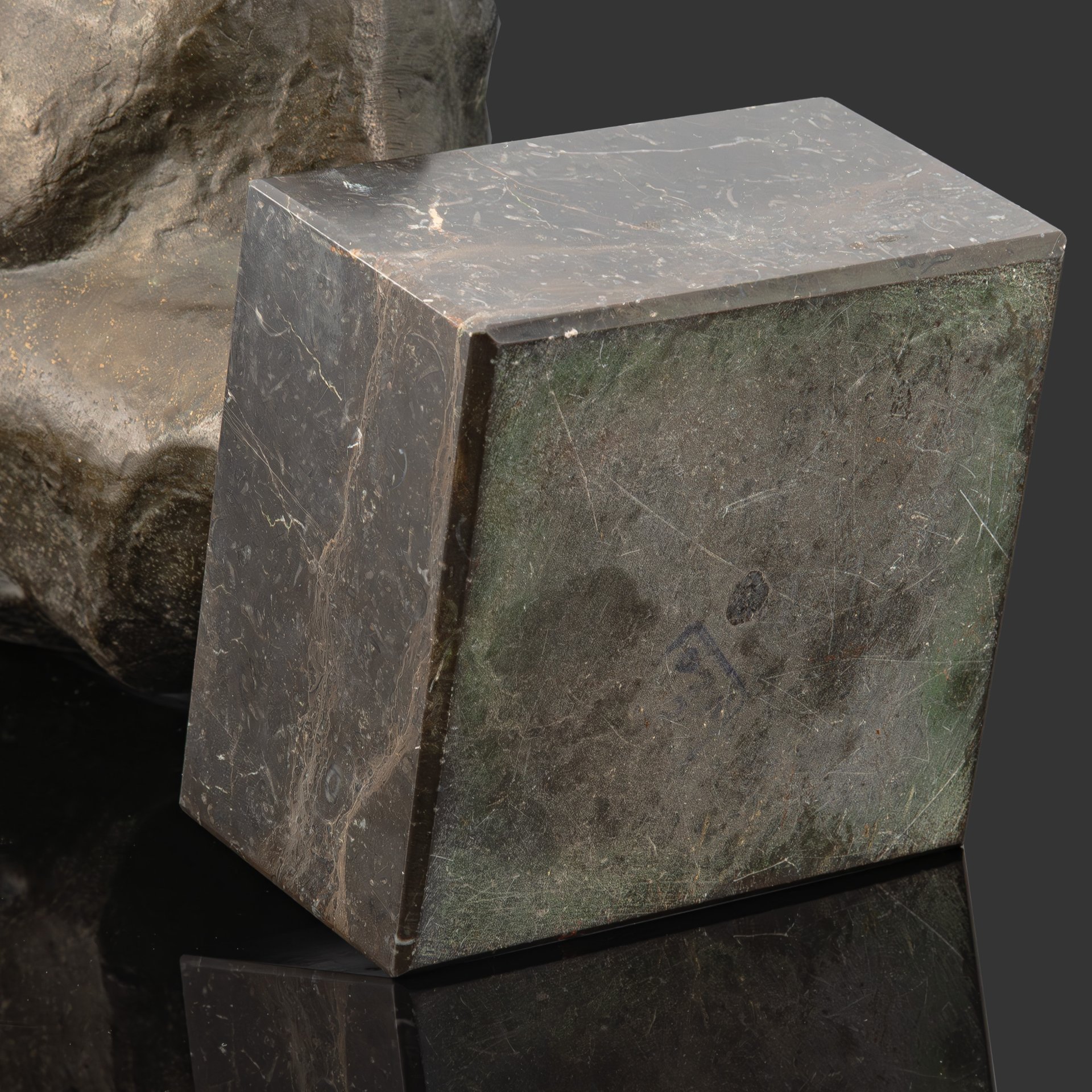 Бюст "В.И. Ленин", металл, камень, СССР, 1970-1980 гг.