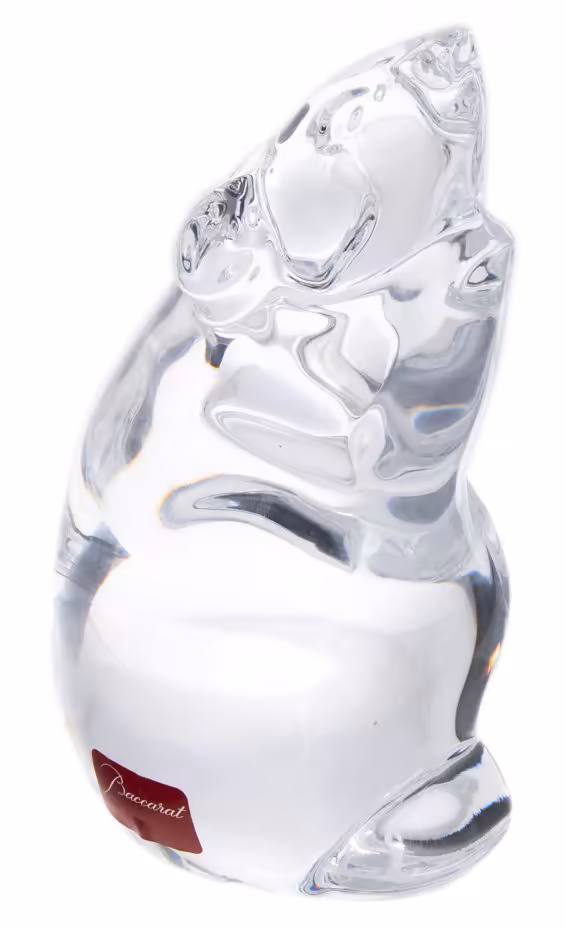 Статуэтка "Крыса" в родной коробке, хрусталь, фирма "Baccarat", Франция, 2000-2020 гг., Baccarat