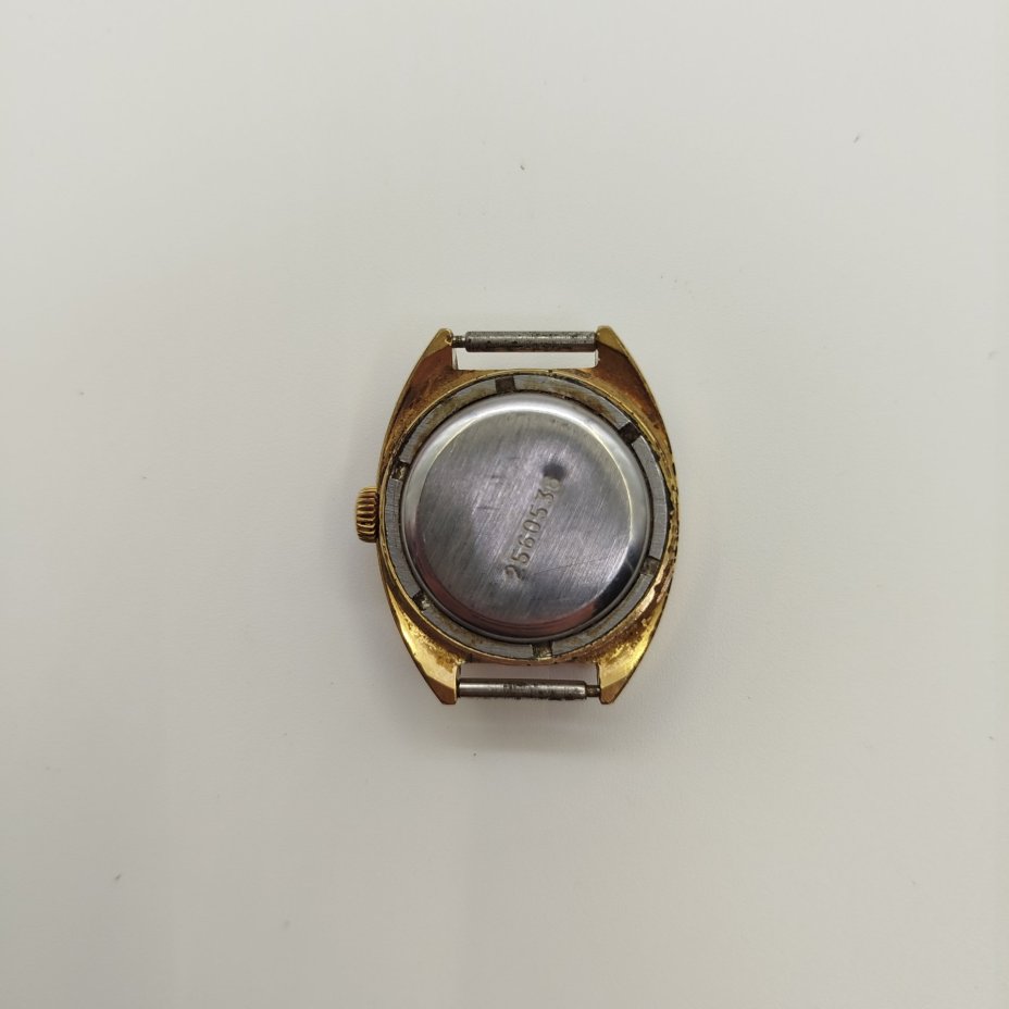 Часы наручные, металл, стекло, золочение, Минский часовой завод (МЧЗ), СССР, 1975-1991 гг.