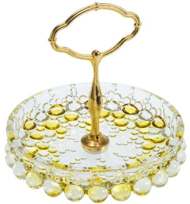 Конфетница настольная, стекло, СССР, 1960-1970 гг.