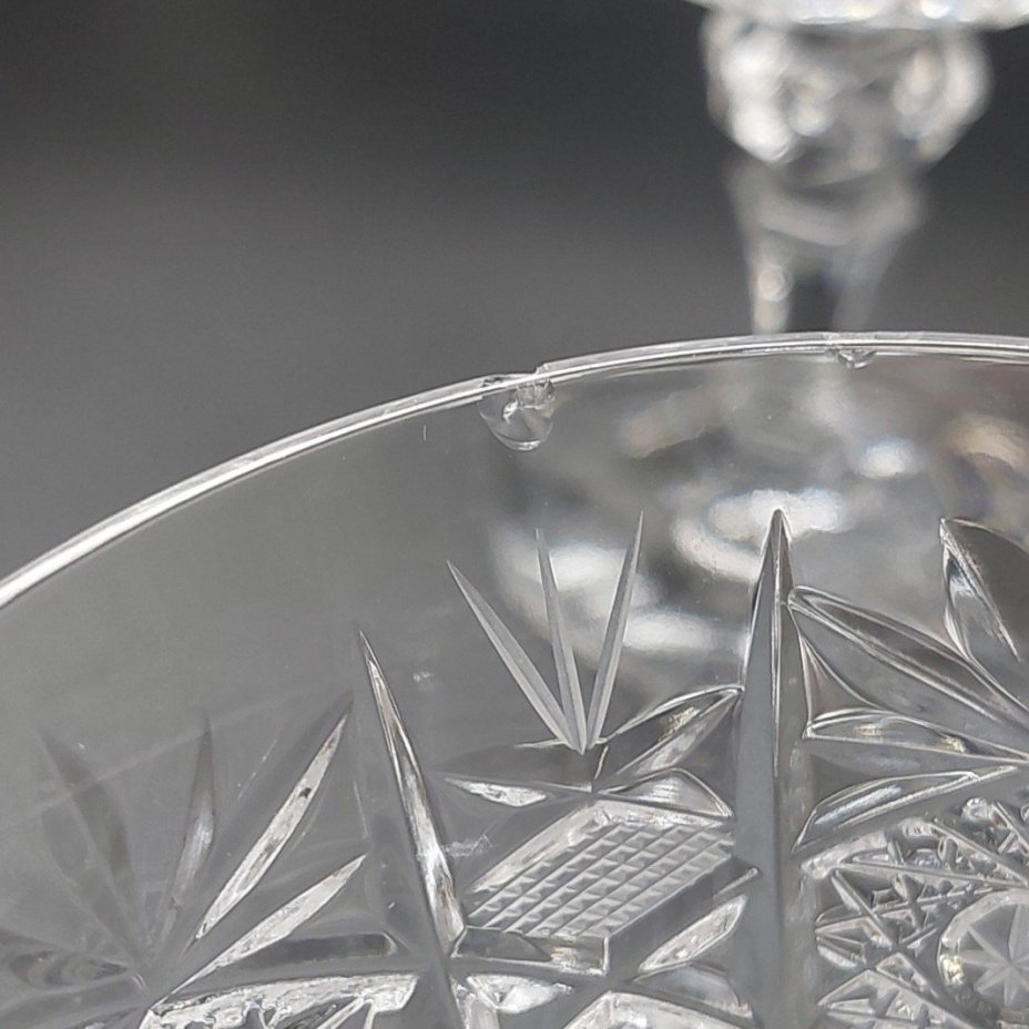 Набор бокалов с рельефным декором на 4 персоны, Bohemia Crystal (Bohemia Glass)