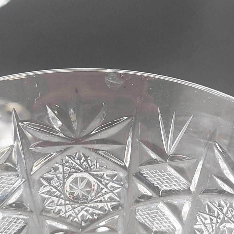 Набор бокалов с рельефным декором на 4 персоны, Bohemia Crystal (Bohemia Glass)