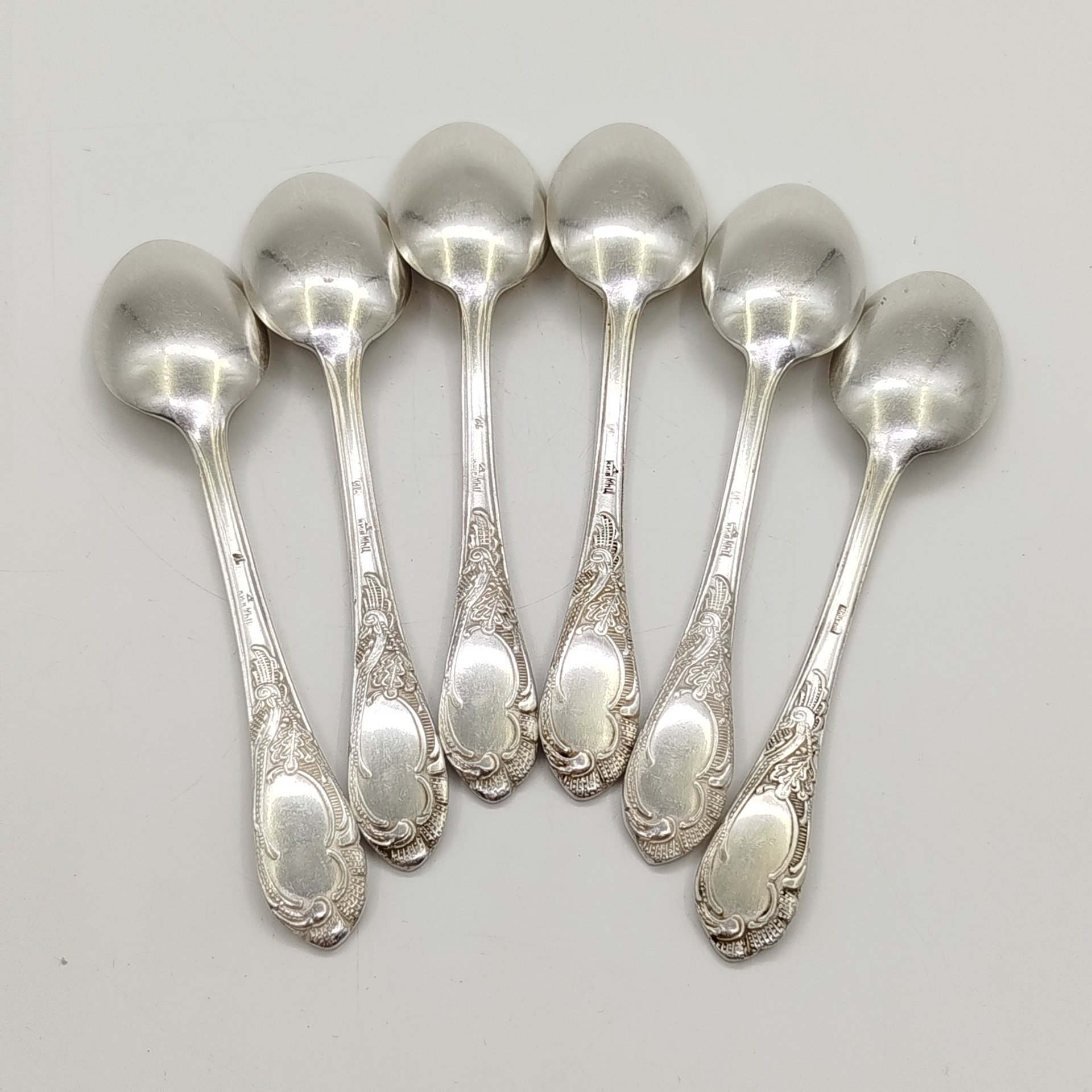 Набор из 6 чайных ложек "Дубок"