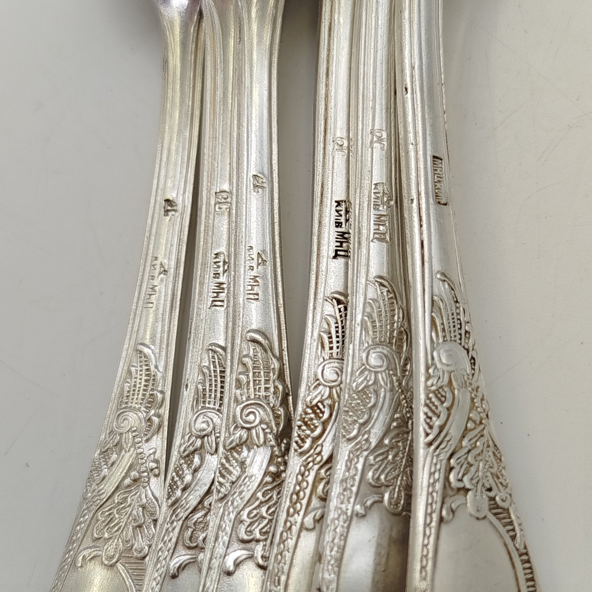 Набор из 6 чайных ложек "Дубок"