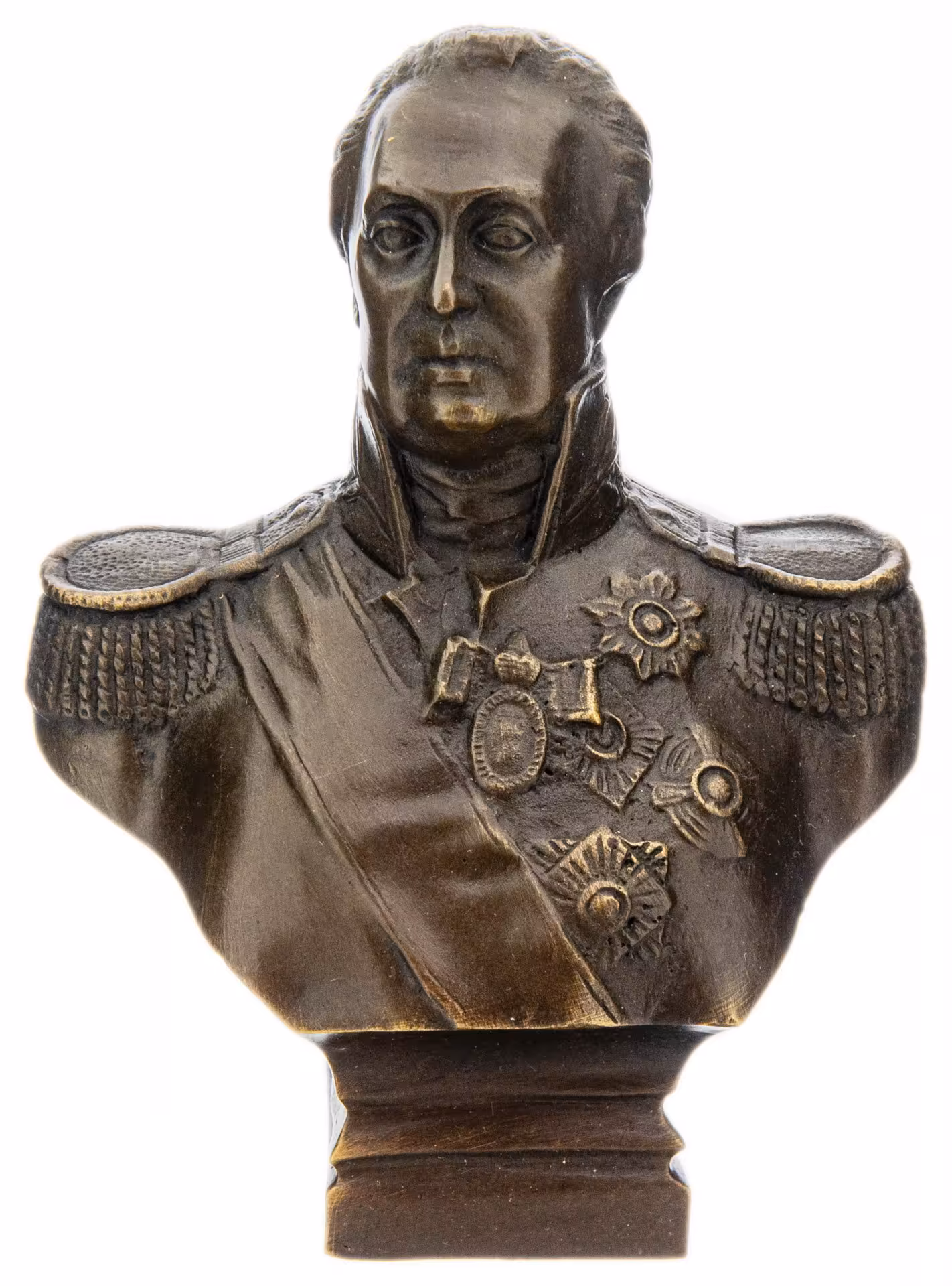 Бюст "М.И. Кутузов", бронза, литье, Россия, 2020-2021 гг.