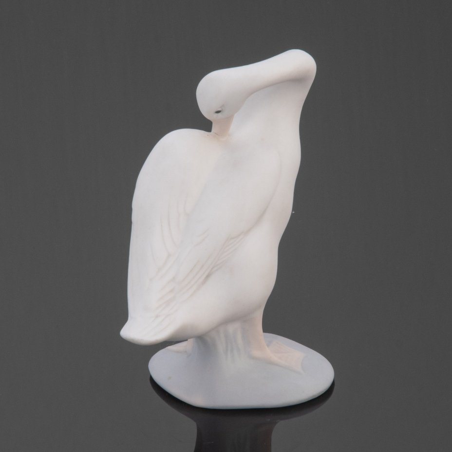Статуэтка "Гусь, чистящий перья", Lladro