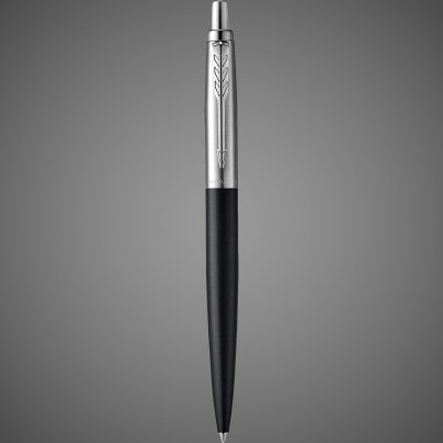 Шариковая ручка Parker Jotter XL, Black CT, стержень: M, Металлы: нержавеющая сталь