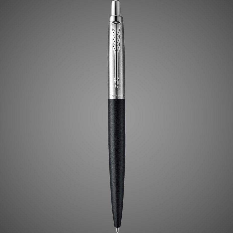 Шариковая ручка Parker Jotter XL, Black CT, стержень: M, Металлы: нержавеющая сталь