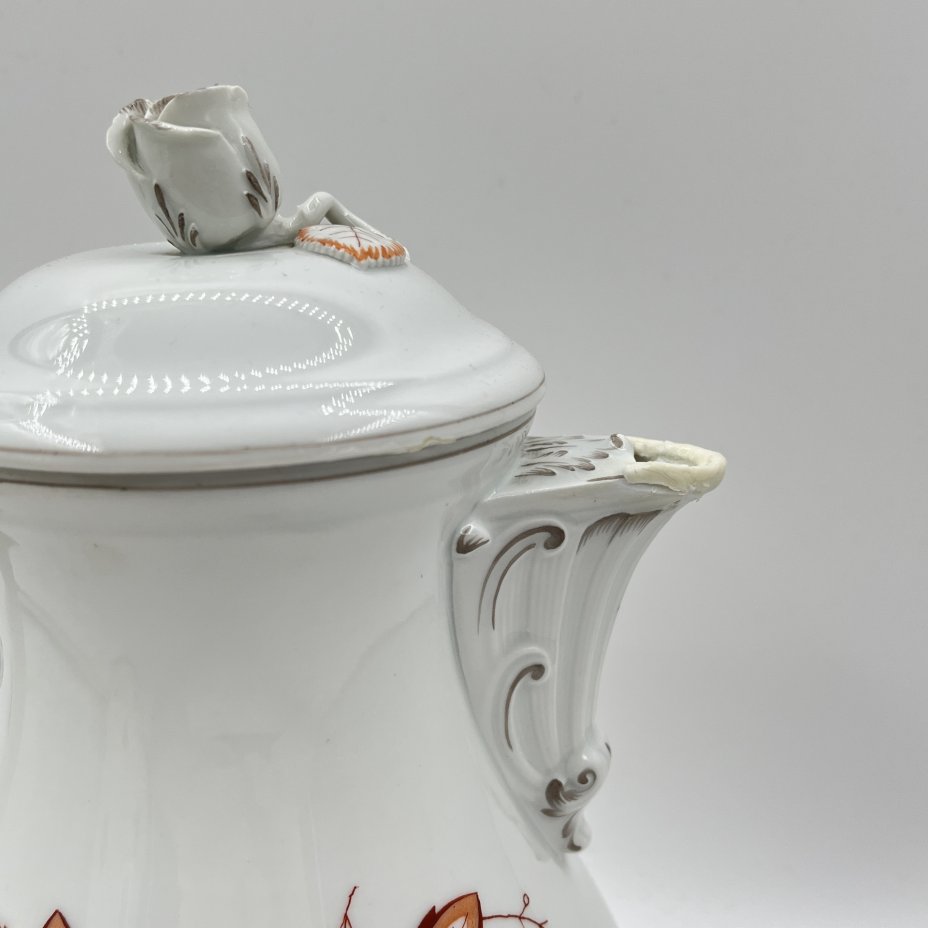 Кофейник из сервиза "Индийские цветы", Meissen (Мейсенский фарфор)
