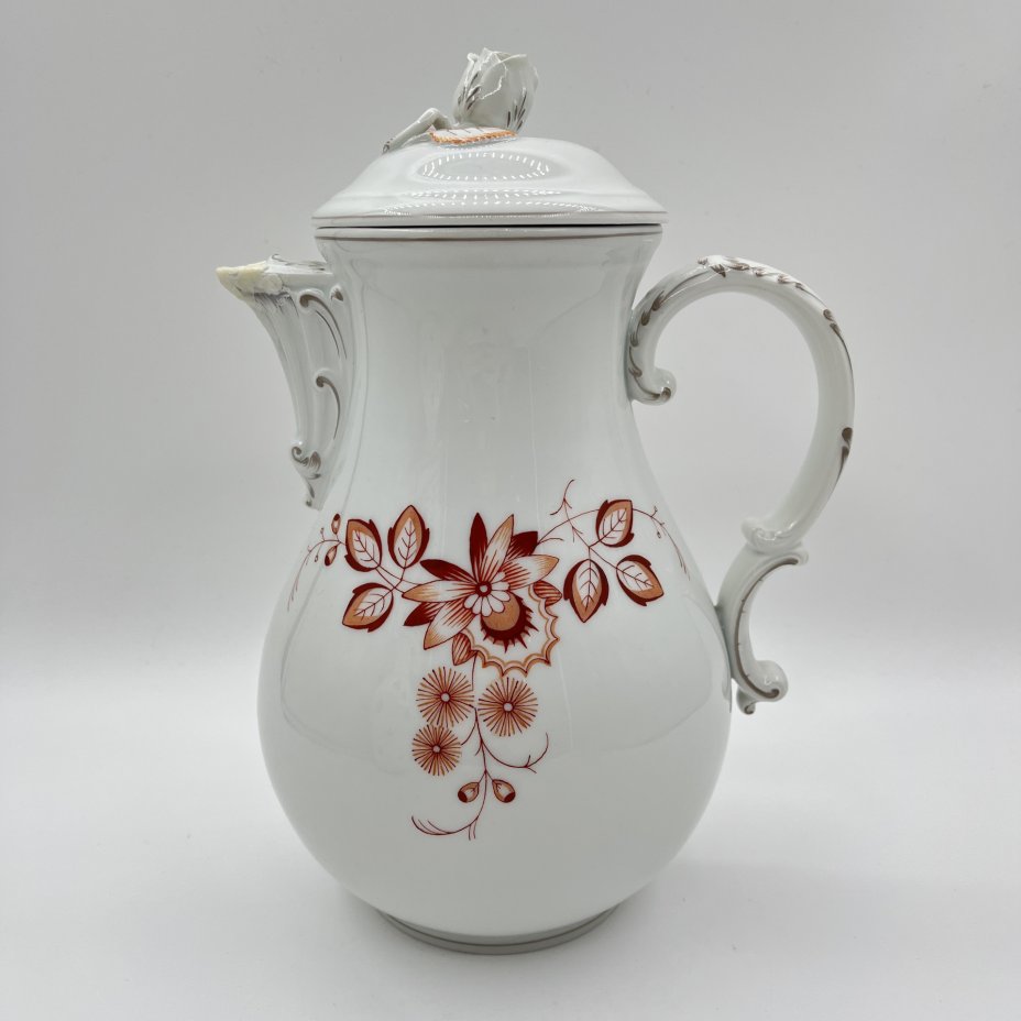 Кофейник из сервиза "Индийские цветы", Meissen (Мейсенский фарфор)