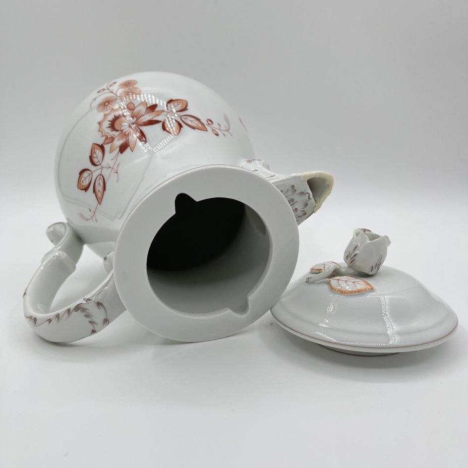 Кофейник из сервиза "Индийские цветы", Meissen (Мейсенский фарфор)