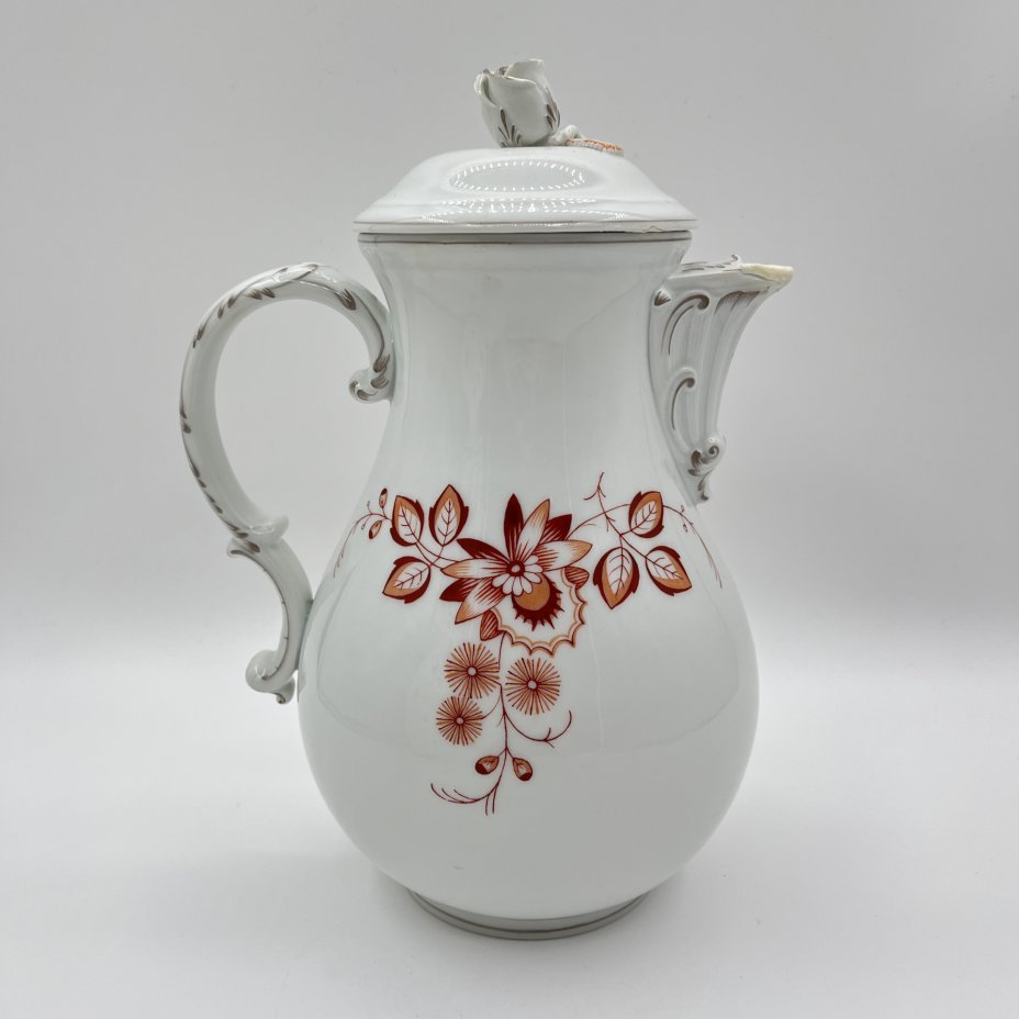 Кофейник из сервиза "Индийские цветы", Meissen (Мейсенский фарфор)
