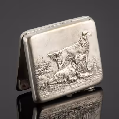 Портсигар "Охота"