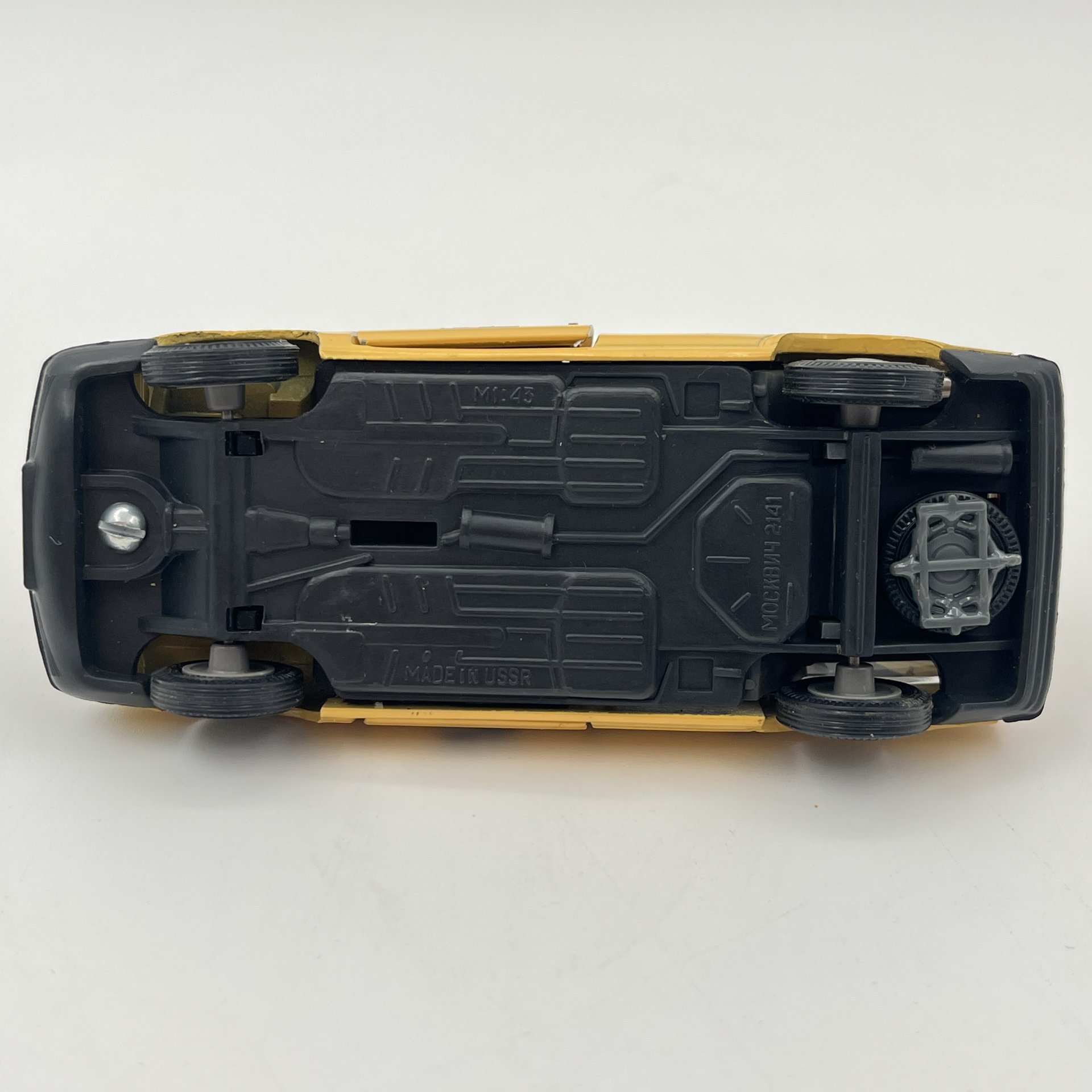 Модель автомобиля "Москвич 2141" (Такси), металл, пластик, Саратовский завод «Тантал», СССР, 1970-1980 гг.