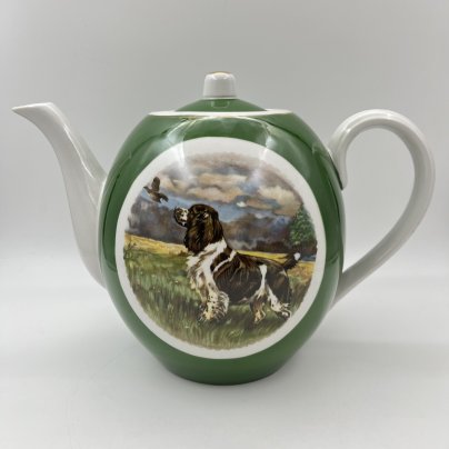 Чайник доливной "Охота", декорированный изображениями собак