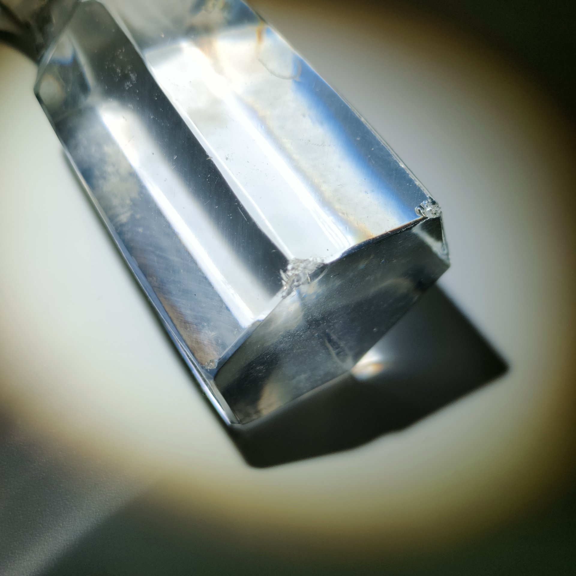 Штоф с рельефным декором, хрусталь, алмазная грань, СССР, 1980-1990 гг.