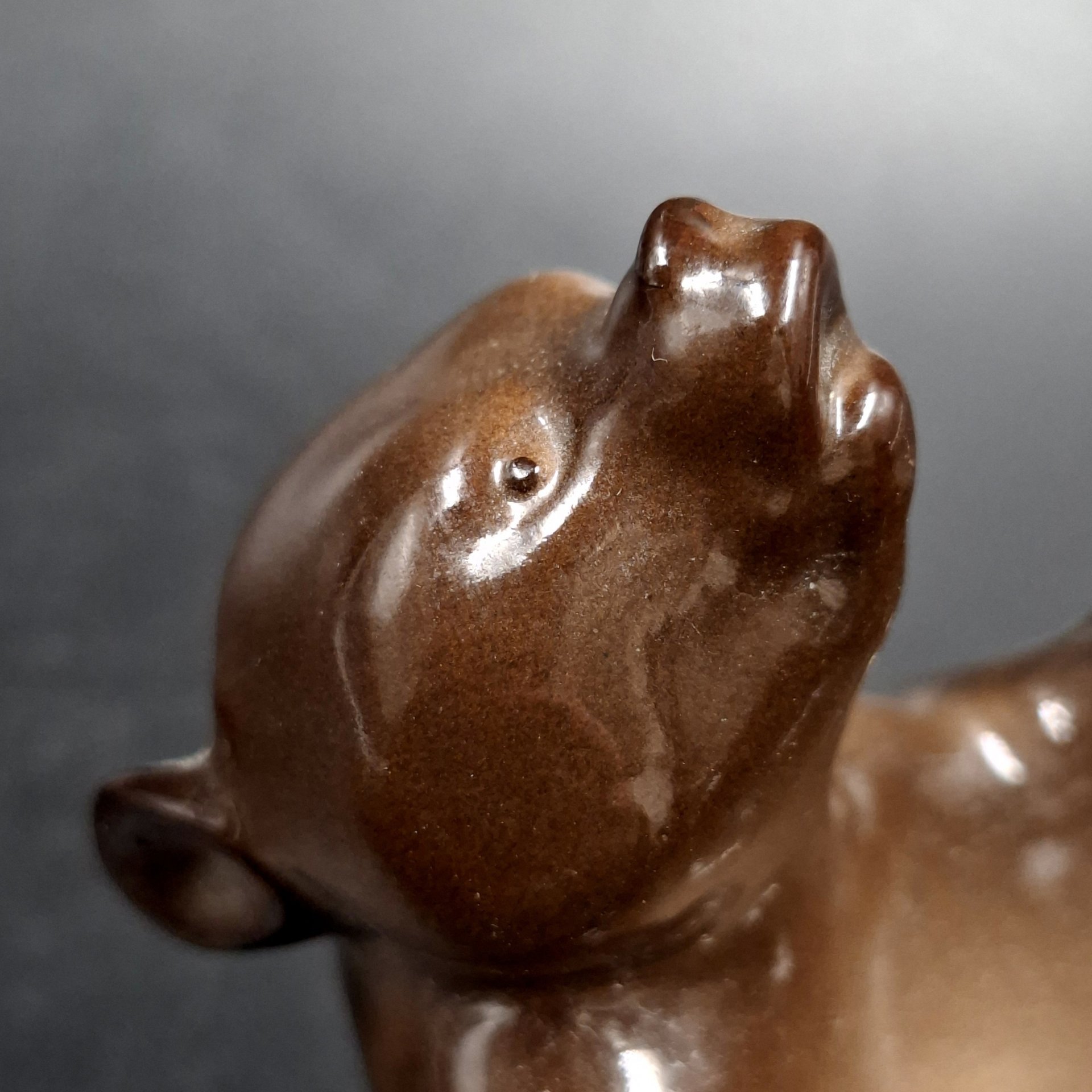 Статуэтка "Два медвежонка", фарфор, роспись, Ленинградский фарфоровый завод (ЛФЗ), Россия, 1989-2001 гг.