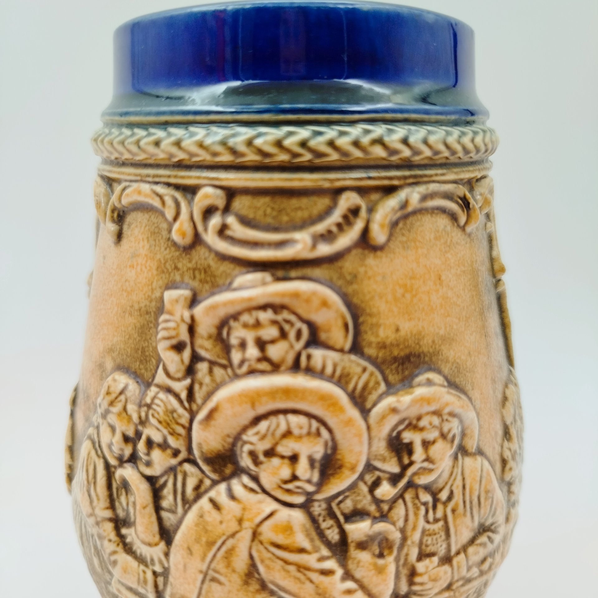 Кружка пивная "В таверне", керамика, крытье, Германия, 1970-1990 гг.