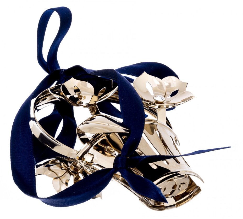 Игрушка елочная "Корзина цветов", металл, позолота, ювелирная фирма "Georg Jensen", Дания, 2008 г., Georg Jensen