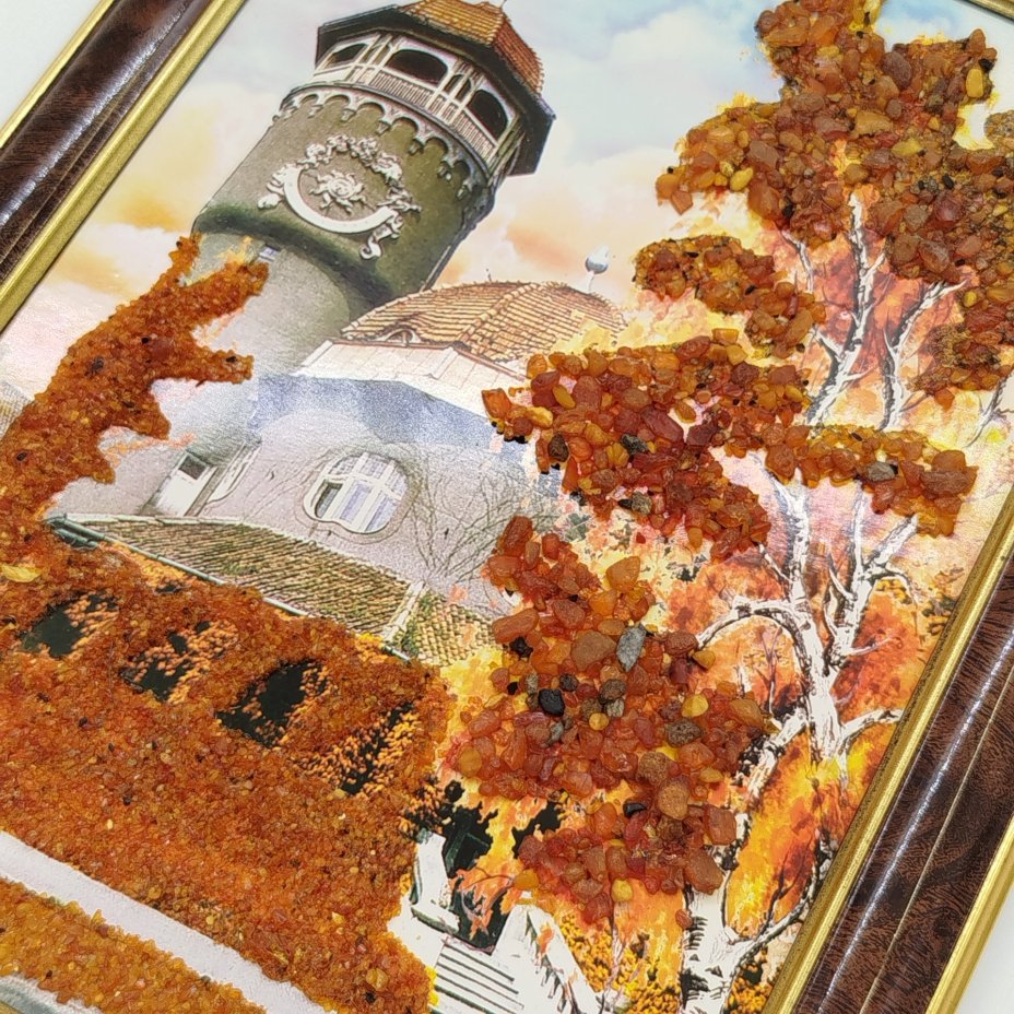 Картина "Rauschen", двп, печать, янтарная крошка, композитный материал, Российская Федерация, 1990-2015 гг.