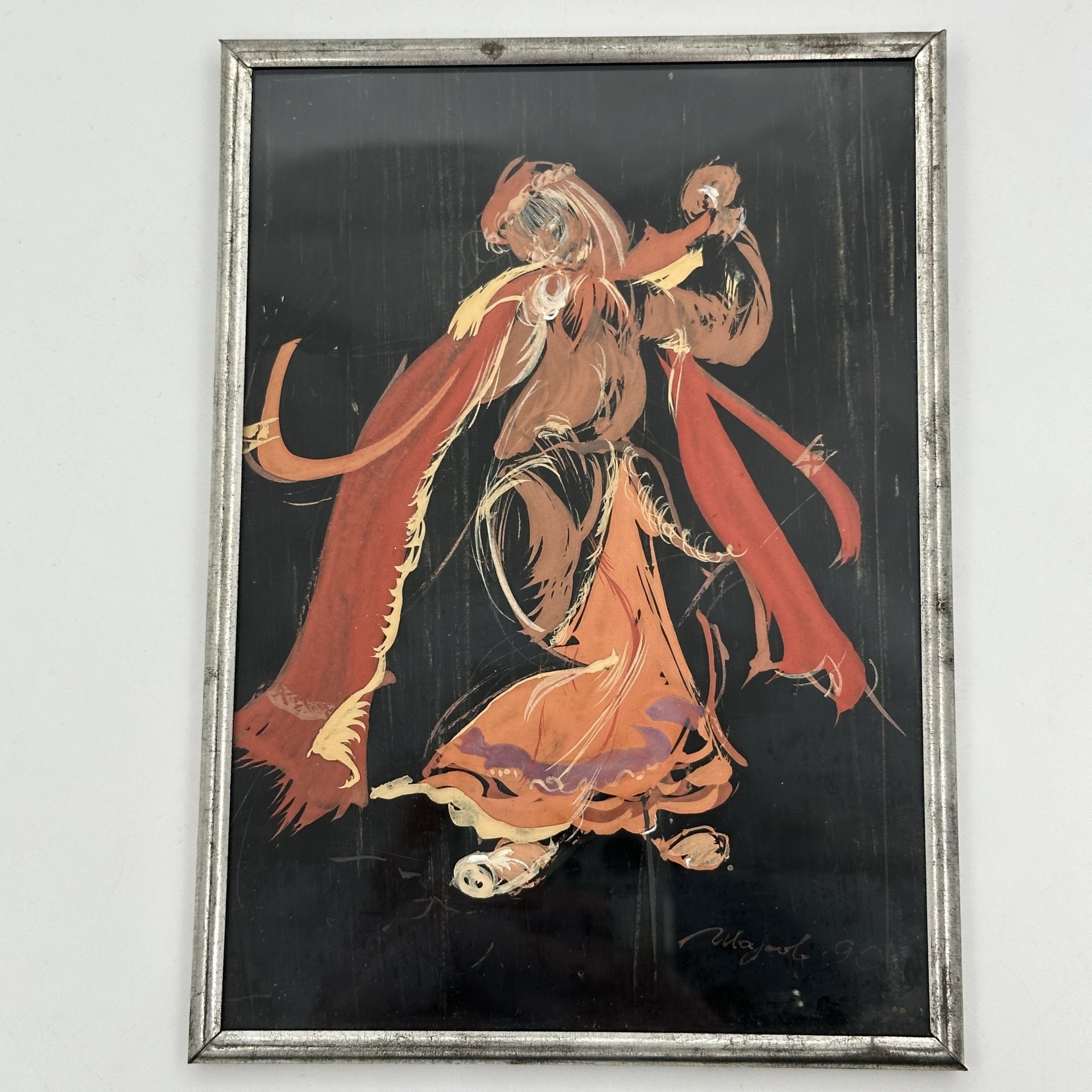 Эскиз театрального костюма, подпись "Шаров" (?)