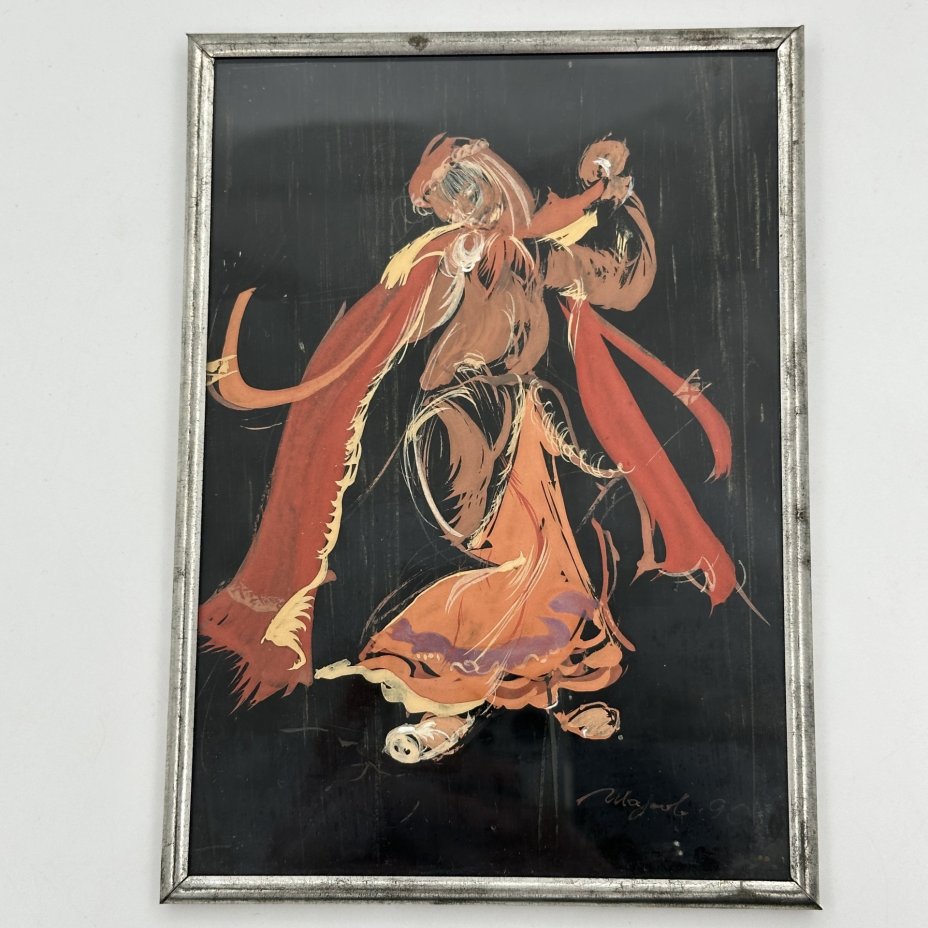 Эскиз театрального костюма, подпись "Шаров" (?)
