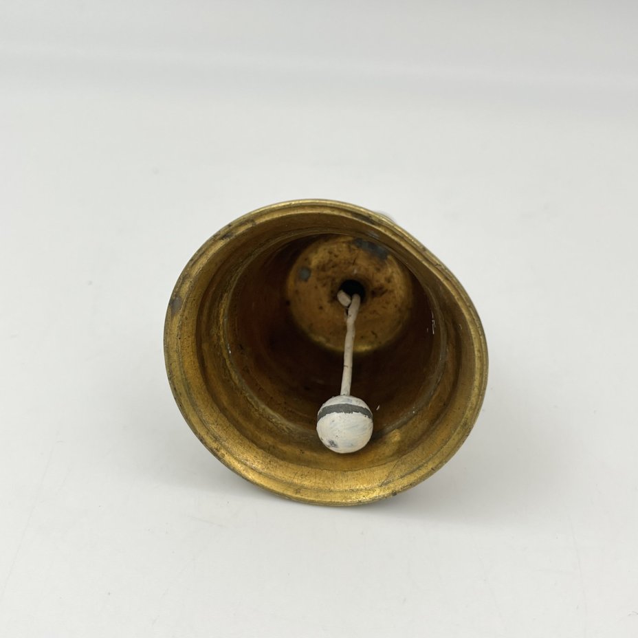 Колокольчик вызывной с декором в виде поясков, латунь, Западная Европа, 1900-1940 гг.