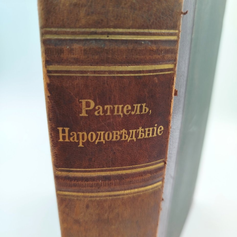 Фридрих Ратцель «Народоведение», том 1, бумага, печать, кожа, тиснение, Книгоиздательское товарищество «Просвещение», Российская империя, 1903 г., Книгоиздательское товарищество «Просвещение»
