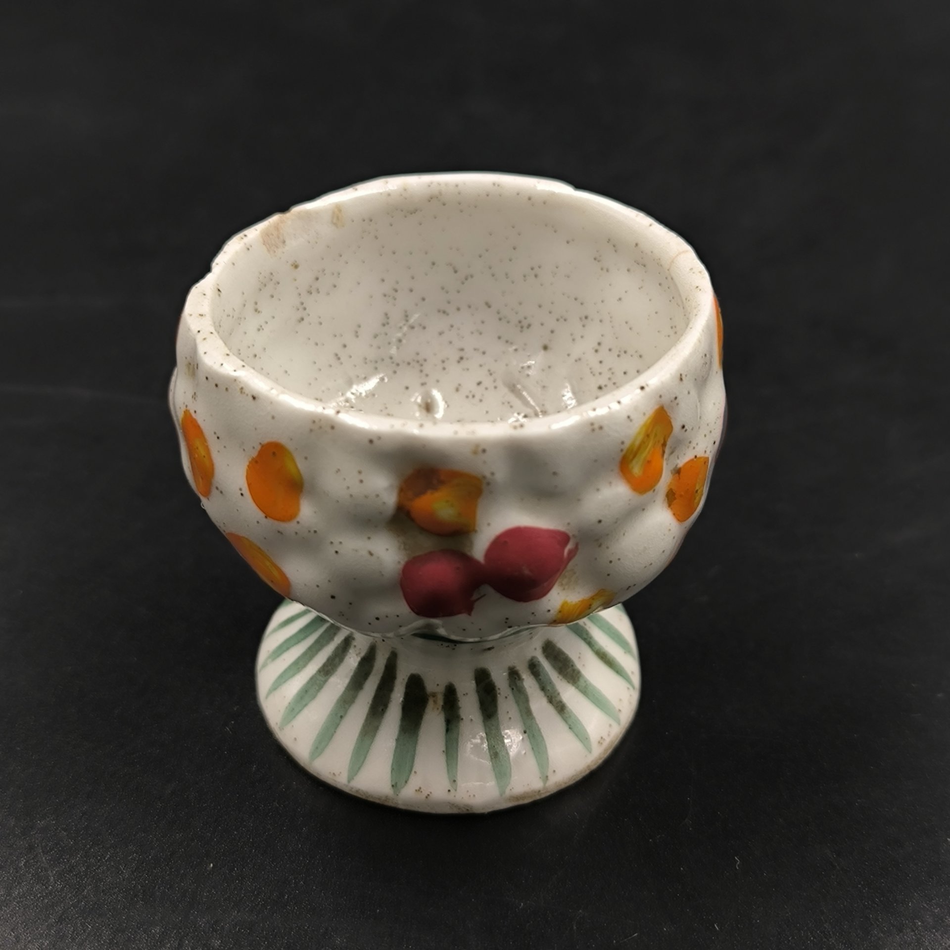 Рюмка к графину "Рябина", автор А.В. Щекатихина-Потоцкая, фарфор, роспись надглазурная, Ленинградский фарфоровый завод (ЛФЗ), СССР, 1940-1960 гг.