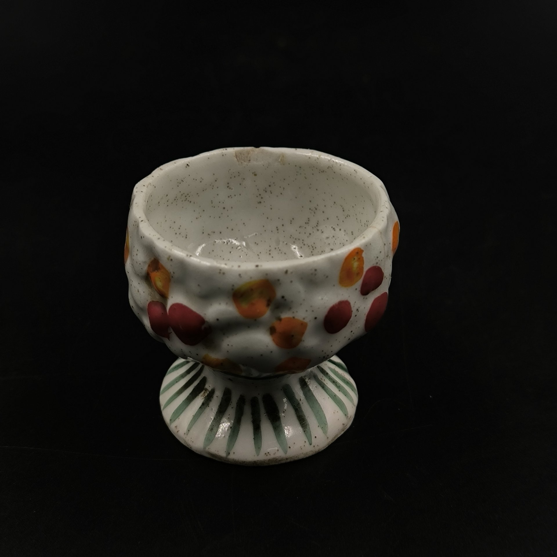 Рюмка к графину "Рябина", автор А.В. Щекатихина-Потоцкая, фарфор, роспись надглазурная, Ленинградский фарфоровый завод (ЛФЗ), СССР, 1940-1960 гг.